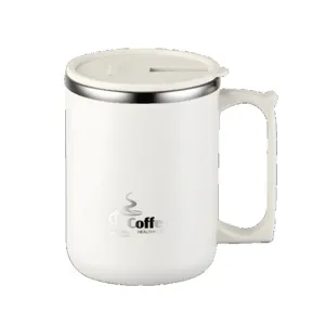 Edelstahl isolierte Kaffeetasse mit Deckel, doppelwandiger ausdichter Teebaecher.