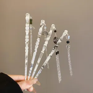 Style chinois Hanfu épingle à cheveux tassel vintage accessoire de coiffure élégant