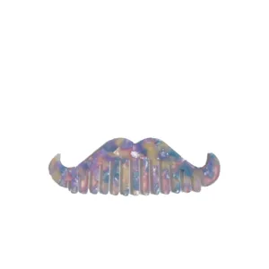 Acetate mustache hair comb for women anti-static cute stylish hair styling tool daily use