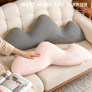 Ergonomic Long Body Pillow For Sleeping Side Sleeper Leg Support Pregnant Women Soft Polyester Cushion Home Bedding