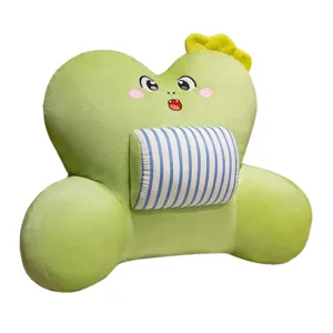 Schattig Cartoon Lendenkussen Polyester Taille Ondersteuning Kussen Zacht Pluche Bureau Bed Slaapkussen Schattige Stijl
