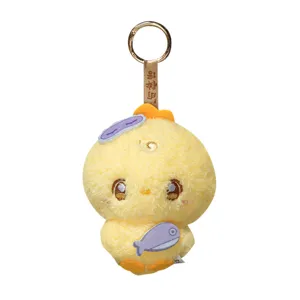 Cute Plush Animal Keychain Soft Cartoon Stuffed Doll Bag Pendant Kawaii Plush Toy Gift For Girls And Women