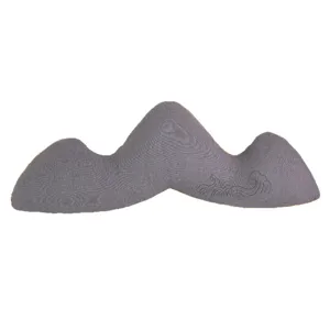 Mountain shaped plush throw pillow creative bed bolster soft sleeping cushion for home decor