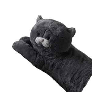 Long Cat Plush Toy Side Sleeping Leg Pillow Cute Bed Cushion for Girls Soft Comfy