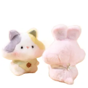 Süße Plüsch Kuscheltier Bohnensack Puppe Tier Schlüsselanhänger Geschenk für Mädchen.