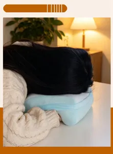 Cuscino da riposo ergonomico in memory foam per ufficio scuola supporto confortevole