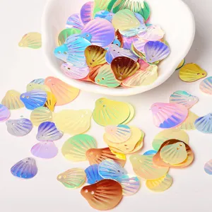 Colorful Seashell Sequins For Kids Stage DIY Crafts Garment Sewing Decoration Accessories Mixed Size Shell Paillettes