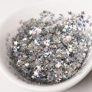 3mm Star Sequins Holographic Glitter Nail Art UV Resin Filling DIY Craft Accessories