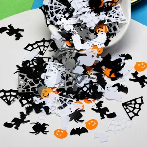 Halloween PVC Pailletten Gemischt Spinne Geist Kürbis Fledermaus Hexe Konfetti Für Slime Füllung DIY Schmuck Handwerk Party Dekor