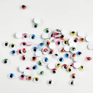 Yeux mobiles colorés accessoires de jouets DIY yeux de poupée matériel d'artisanat