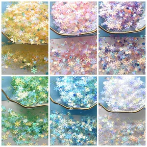 Mixed Christmas Series Snowflake Sequins Glitter PVC Sequins For Nail Art DIY Craft Resin Filling Handmaking Accessories