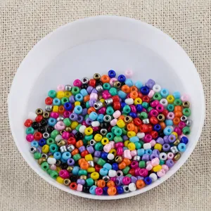 Mixed colorful seed beads tube beads DIY jewelry making accessories handmade craft supplies