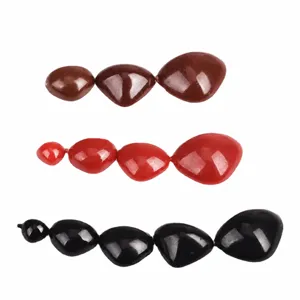 Triangle safety eyes and noses DIY plastic craft materials for crochet plush dolls.