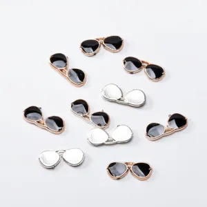 Parches de ojos de muñeca con forma de mini gafas, dijes de manualidades DIY, accesorios.