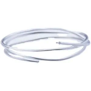 Silver DIY aluminum craft wire for doll ears, hat brim and bonsai shaping projects.