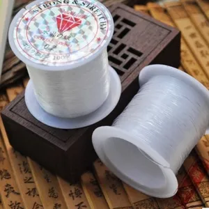 Transparent Crystal Fishing Line DIY Beading Cord Non-Elastic Thread Jewelry Weaving Bracelet Cord Craft Making String