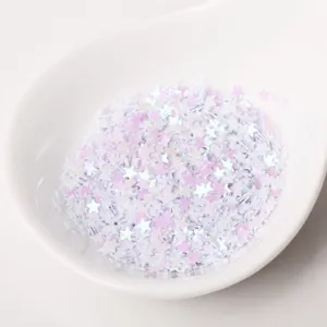 3mm star sequins glitter for nail art UV resin filling DIY crafts and accessories