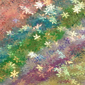 Paillettes de flocon de neige holographiques pour decoration nail art et resine epoxy