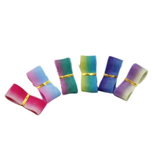 25mm gradient ribbon DIY handmade material for hair accessories and bows crafting.