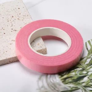 Pink floral tape 1.2cm DIY paper tape for handmade wreath stem wrapping craft supplies.