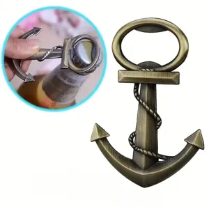 Creative metal beer bottle opener retro anchor design wedding gift party favor tool