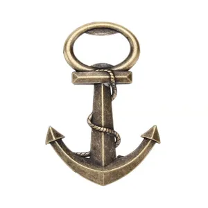 Vintage anchor bottle opener creative metal beer opener nautical wedding party return gift