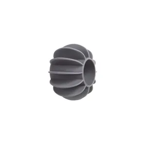 Sfera di lavaggio anti-aggrovigliamento in silicone grigio per pulizia lavatrice.