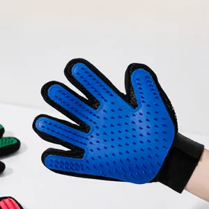 Haarpflege Handschuh für Katzen und Hunde, Silikonbürste zur sanften Fellpflege und Massage.
