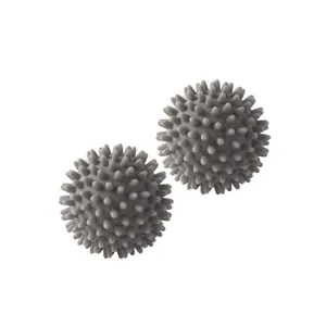 Durable anti-tangle silicone laundry balls for washing machine cleaning and clothes care.
