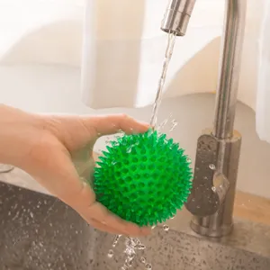 Jouet pour chien balle hérisson couineur, jouet à mâcher résistant pour le nettoyage des dents.