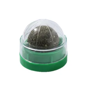 Jouet balle d'herbe a chat rotatif nettoyage des dents molaire pour chaton article