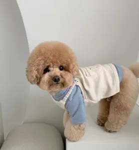 Schöne Cord Hunde Kleidung warme winterbekleidung für kleine Hunde Teddy Bichon Frise.
