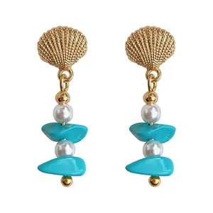 Orecchini a Clip a Forma di Fiore in Smalto Placcato Oro 18K per Donna Gioielli di Moda Senza Buco Orecchini Botanici con Strass Regalo