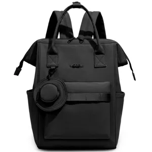 Trendy Fashion Women Backpack Lightweight Waterproof Nylon Casual Travel School Daypack With Coin Purse Handbag
