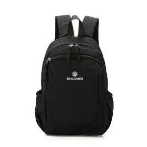 Unisex Casual Travel Backpack Waterproof Oxford Cloth Large Capacity Color Block School Bookbag
