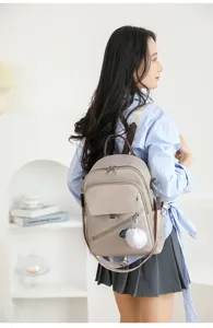 Zaino casual donna 2025 nuovo zainetto monocolore minimalista leggero da viaggio borsa spalla