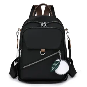 Zaino Casual in Tessuto Oxford da Donna Moda Impermeabile Viaggio Scuola Borsa Leggero Pendolarismo Quotidiano Daypack