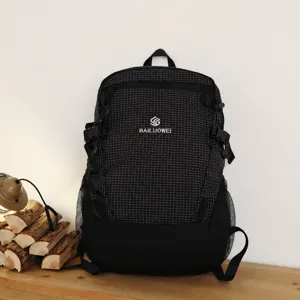 Grand Capacité Sac à Dos de Sport en Plein Air Imperméable Tissu Oxford Voyage Randonnée Bloc de Couleurs Sac à Dos Décontracté