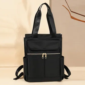 Sac à Dos de Voyage Décontracté en Tissu Oxford pour Femmes Imperméable Résistant à l'Usure Grande Capacité