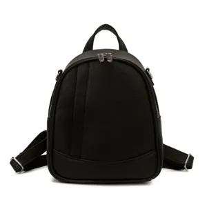 Femmes Mode Décontracté PU Cuir Voyage Sac à Dos Grande Capacité Rétro Souple Cuir Cartable Quotidien Daypack
