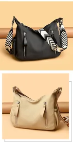 Canvas Beutel Lässige Umhängetasche Stylische Damen Schultertasche Modische Tasche