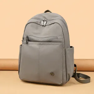 Casual Oxford Fabric Backpack For Women Large Capacity Travel School Bookbag Lightweight Waterproof Daypack