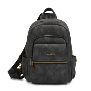 Casual fashion multi-use women backpack, large capacity commute travel daypack bag.