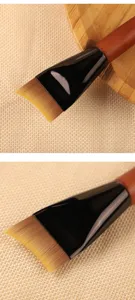 Pinceau fond de teint croissant outil de maquillage poils synthétiques pinceau lame estompage