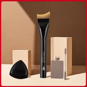 Kreszend Puder Pinsel Set Acryl Griff Professionelle Weiche Synthetische Faser Kosmetikwerkzeug Für Tägliches Make-up