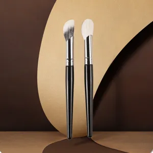Professioneller Wolle Synthetische Faser Finger Tupfer Blush Pinsel Kleine Konturierung Mischpinsel Gesicht Kosmetik Make-up Werkzeug