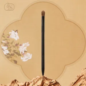 Professional Wool Eyeshadow Brush Wooden Handle Long Hair Blending Eyeshadow Makeup Brush Precise Eye Makeup Tool