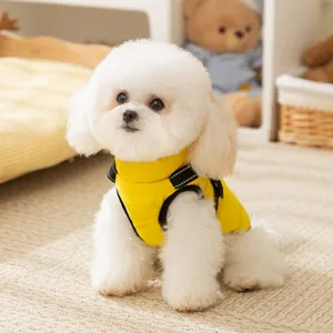 Warm winter hondenvest dikke windjack huisdier jas outdoor tractie kleding for pets