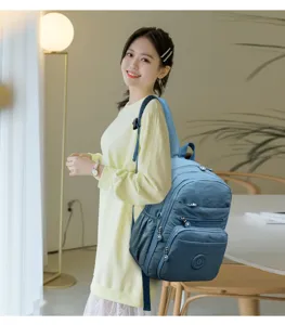 Waterproof oxford cloth backpack for women casual daily commuting travel stylish school bag