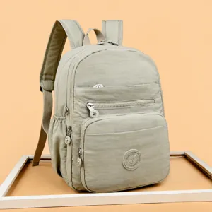 Waterproof Oxford Cloth Casual Backpack For Women Multi-Pocket Travel School Bag Fashion Commute Rucksack